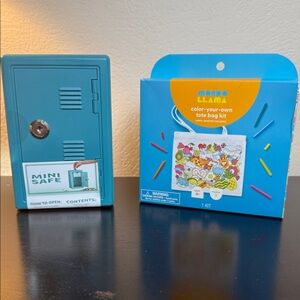 Mini Safe and Color-Your-Own Tote Bag Kit by Mondo Llama